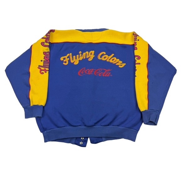 Coca-Cola Other - Vintage 1985 Coca Cola Flying Colors Sweatshirt Jacket size Men's Medium?